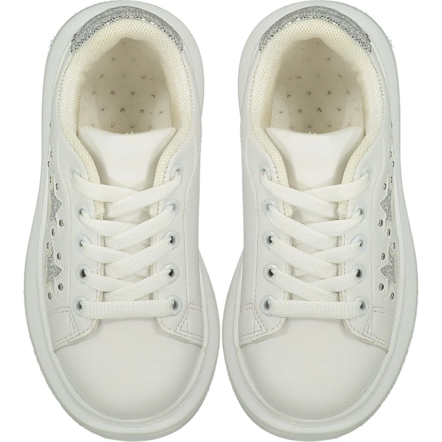 A DEE - Queeny Chunky Star Trainer - White