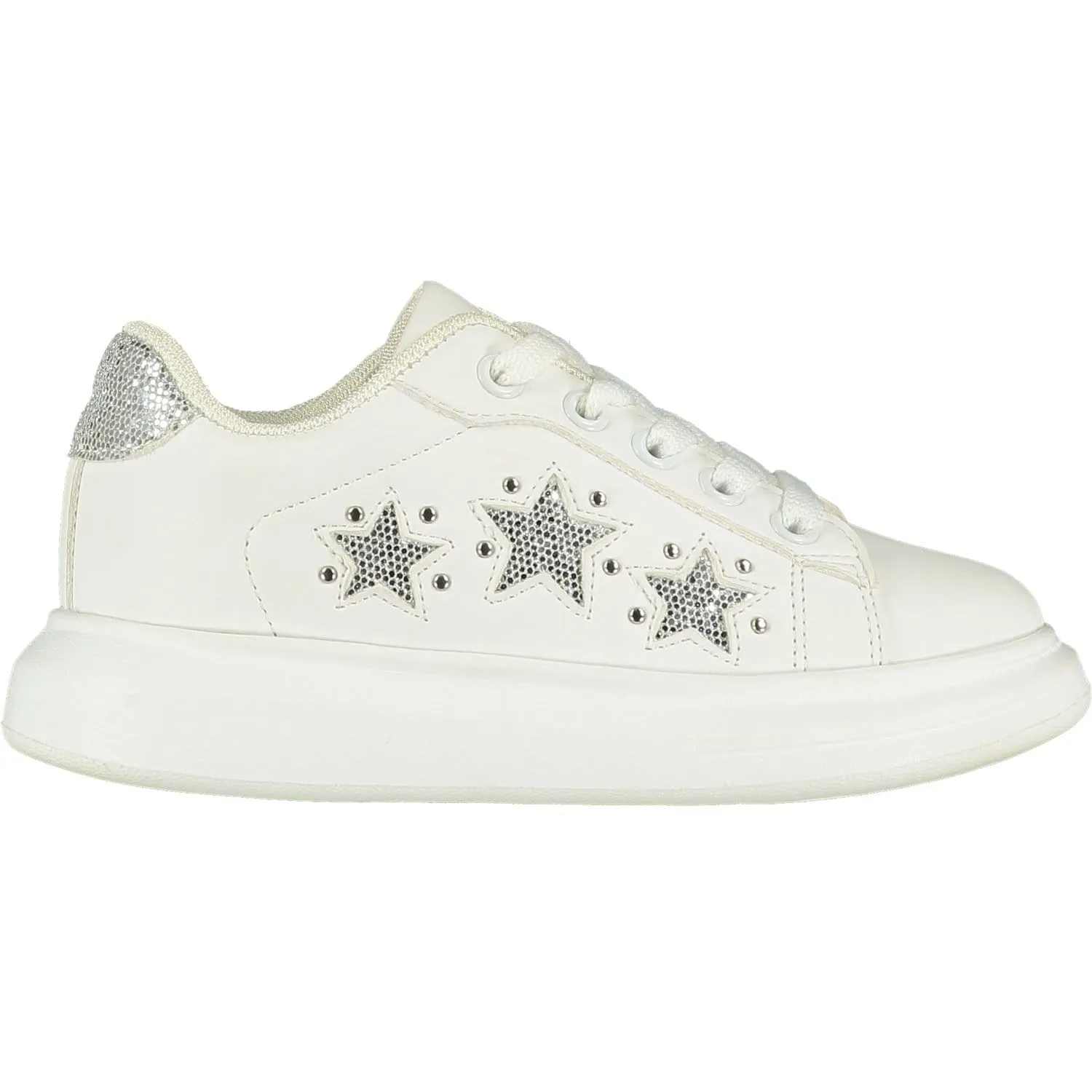 A DEE - Queeny Chunky Star Trainer - White