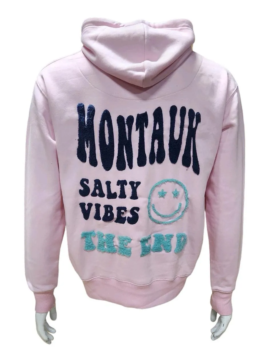 Adult Unisex Montauk The End Salty Vibes Pullover Hoodie