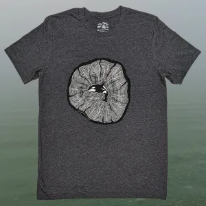 Adult Unisex Orca Tree Rings t-shirt