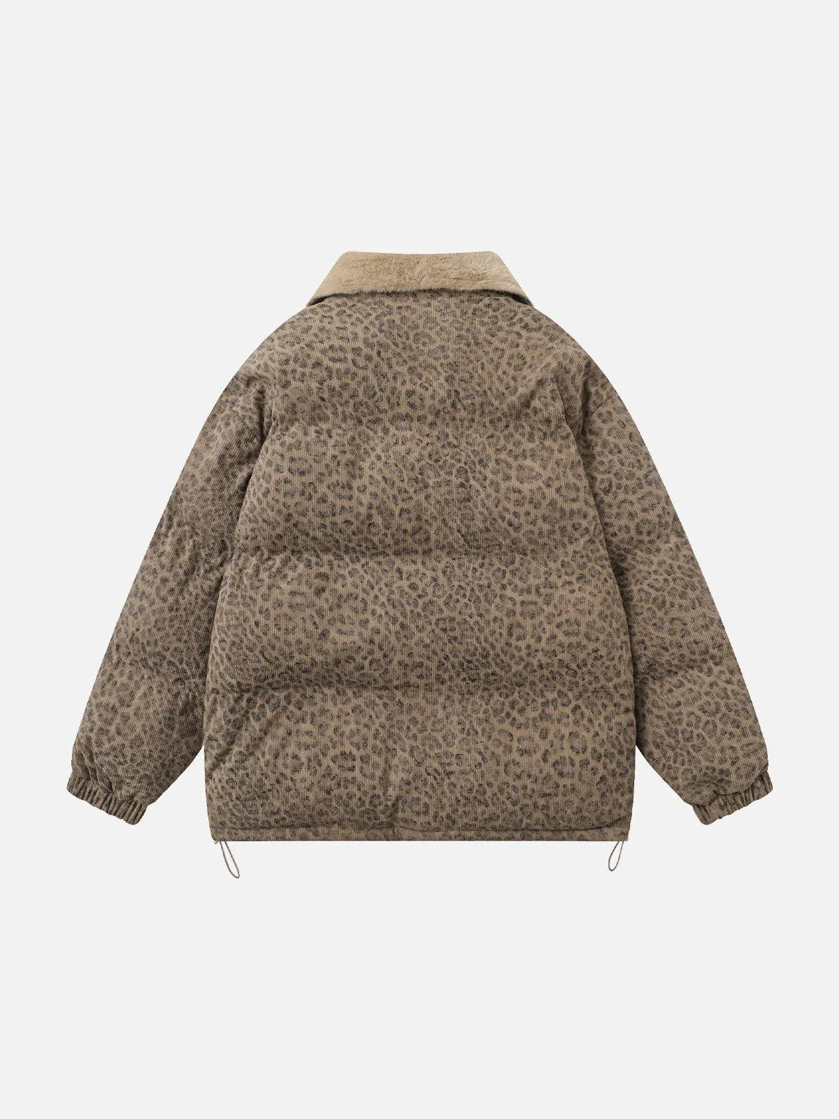 Aelfric Eden Leopard Print Corduroy Coat