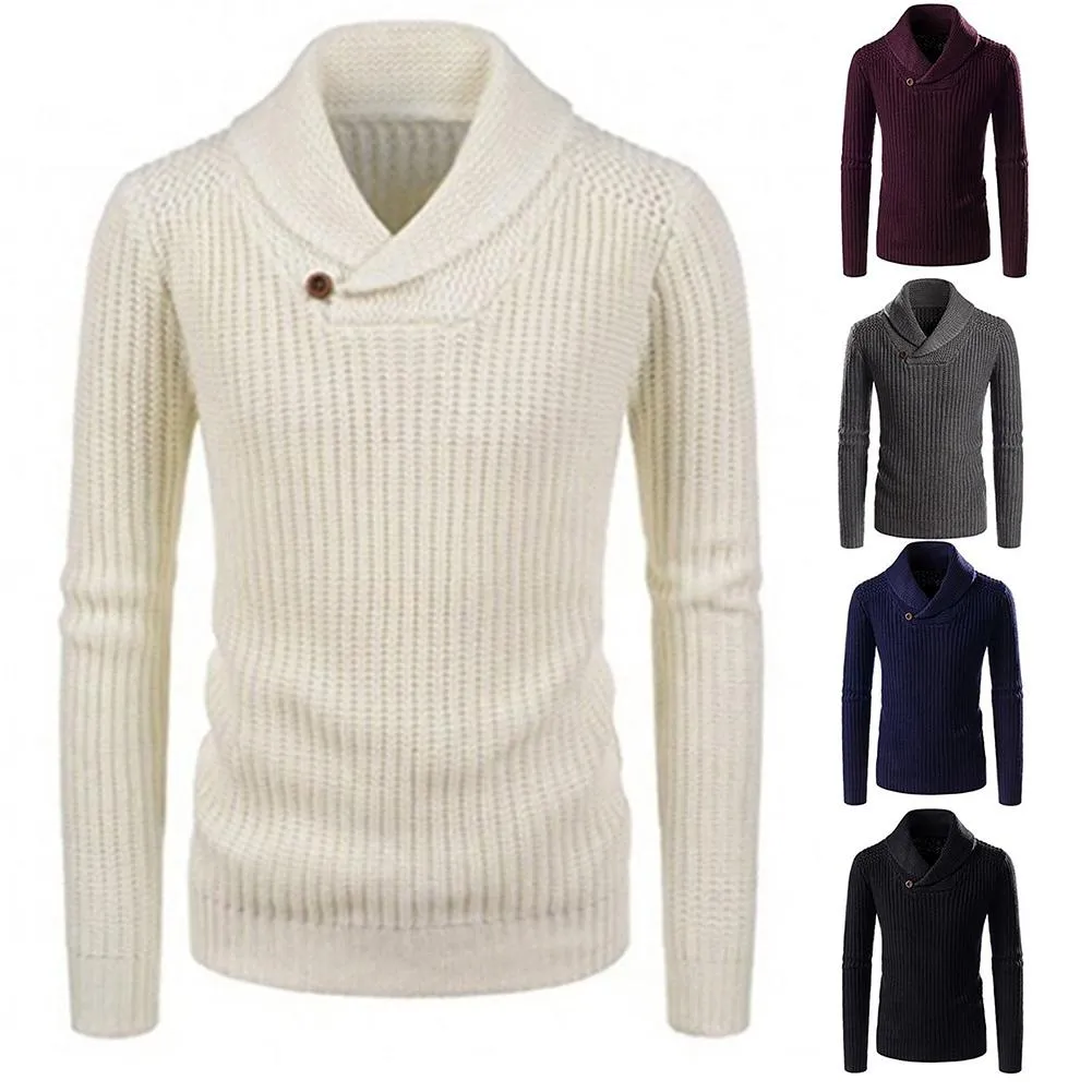 AshoreShop Mens Pullover Winter Long Sleeve Knitted Sweater