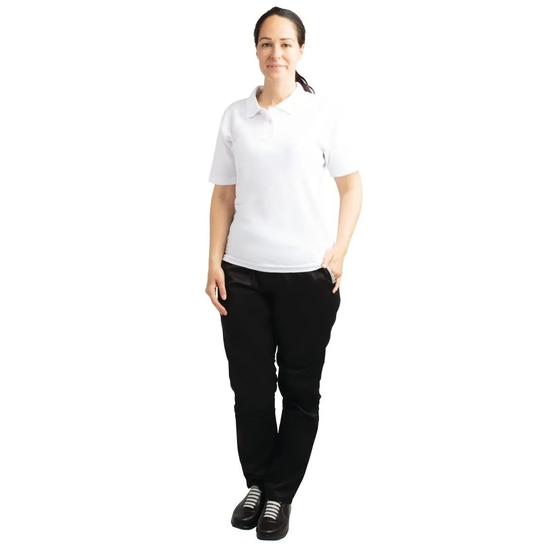 BB473-XL Ladies Polo Shirt White XL