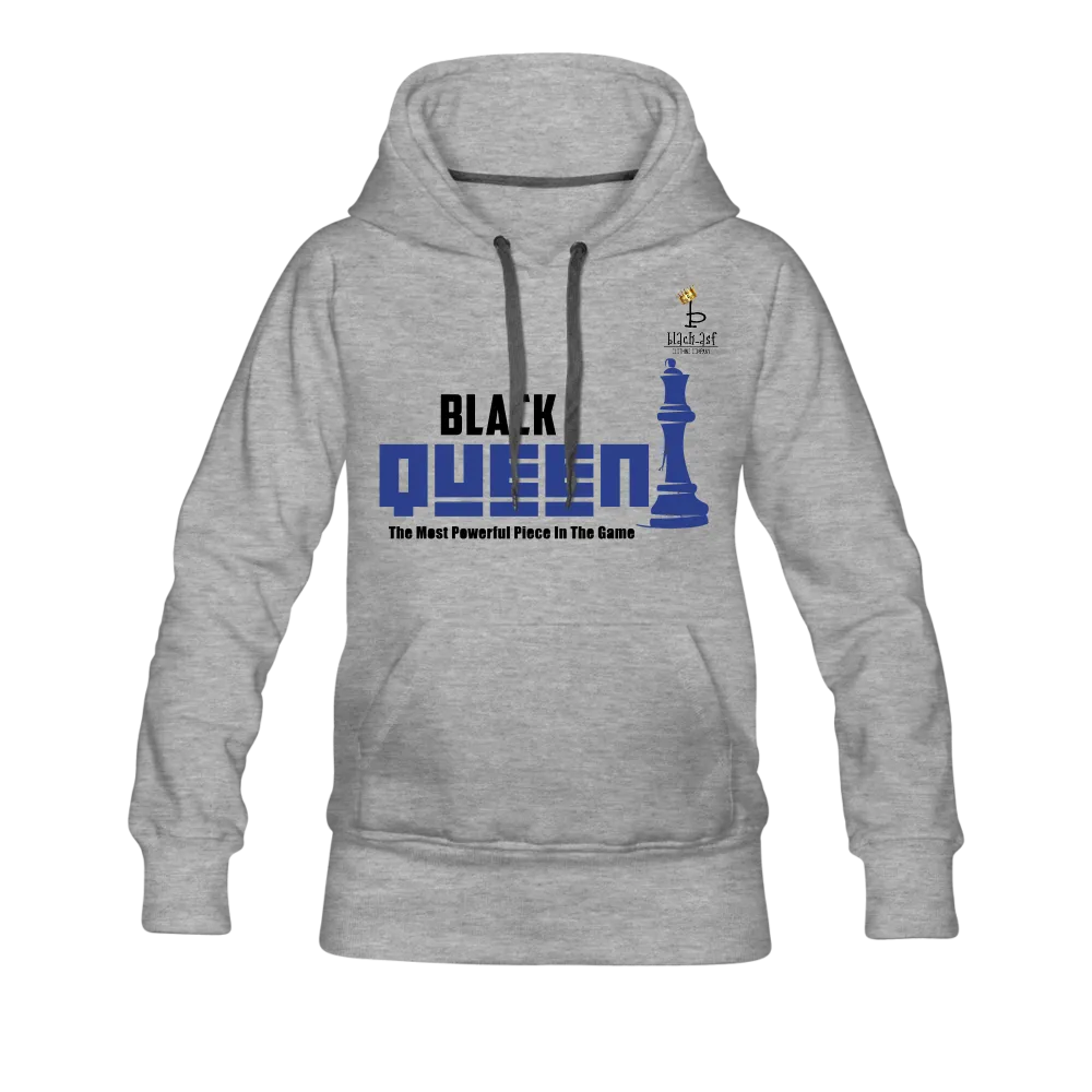 Black Queen Chess Piece - Women’s Premium Hoodie