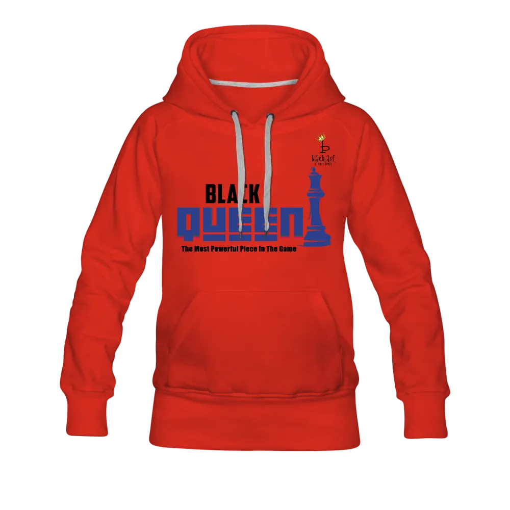 Black Queen Chess Piece - Women’s Premium Hoodie