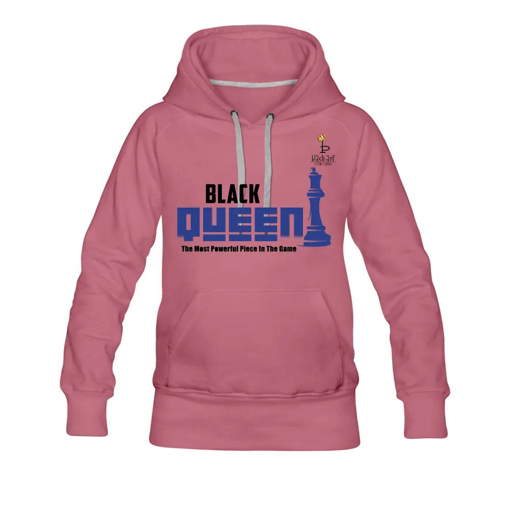 Black Queen Chess Piece - Women’s Premium Hoodie