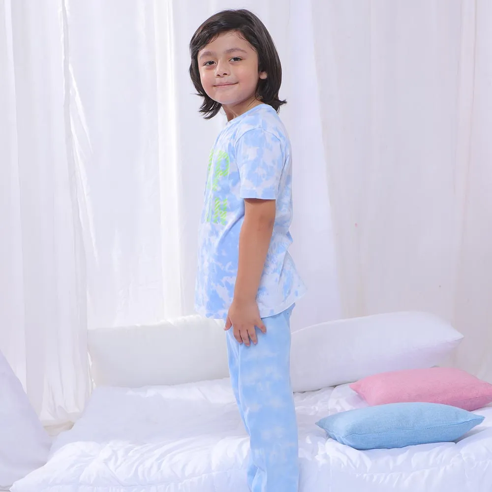 Boys Knitted Nightwear Sleep Mood-Blue