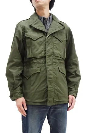 Buzz Rickson Jacket Men's Reproduction of M-1943 Field Jacket US Army M-43 BR15410 Olive