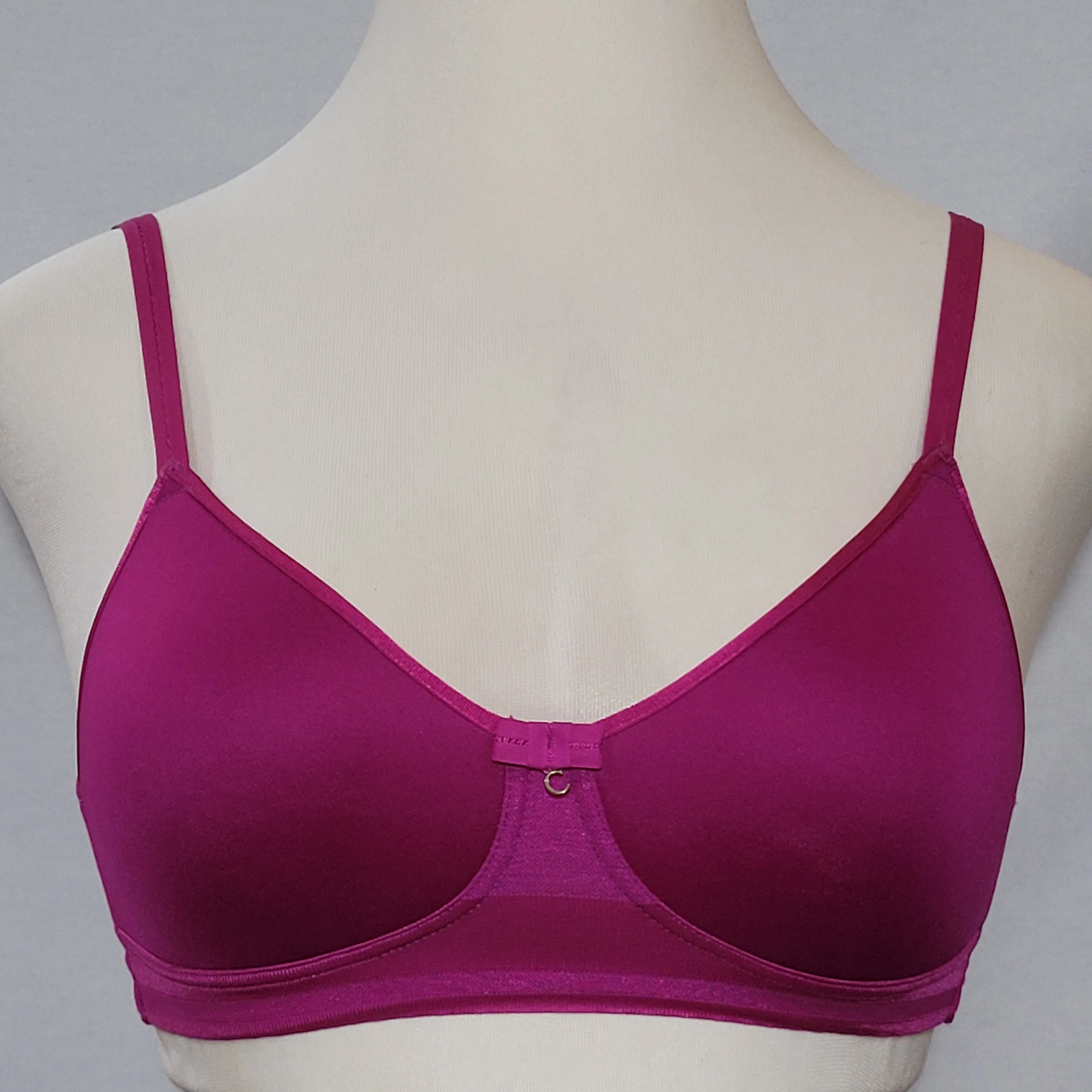 Chantelle 2121 Vous et Moi No Wire Spacer T-Shirt Bra 32E Raspberry Pink