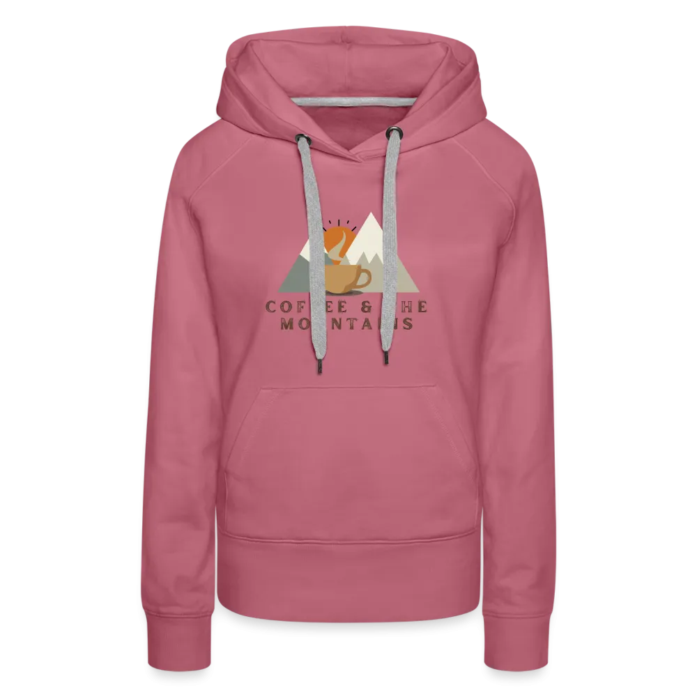 Coffee & the mountains - Women’s Fitted Hoodie