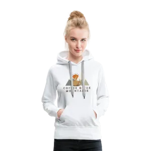 Coffee & the mountains - Women’s Fitted Hoodie