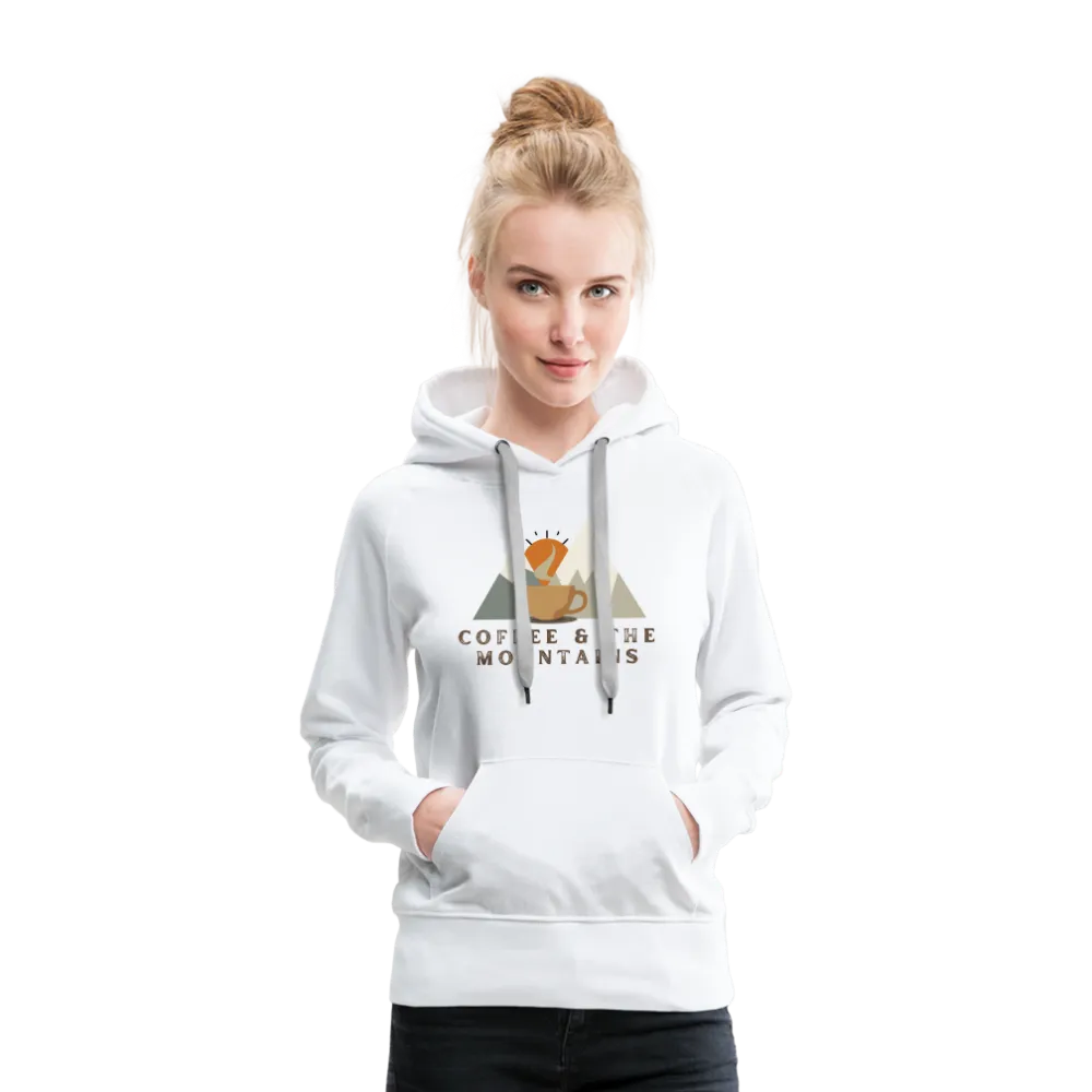 Coffee & the mountains - Women’s Fitted Hoodie