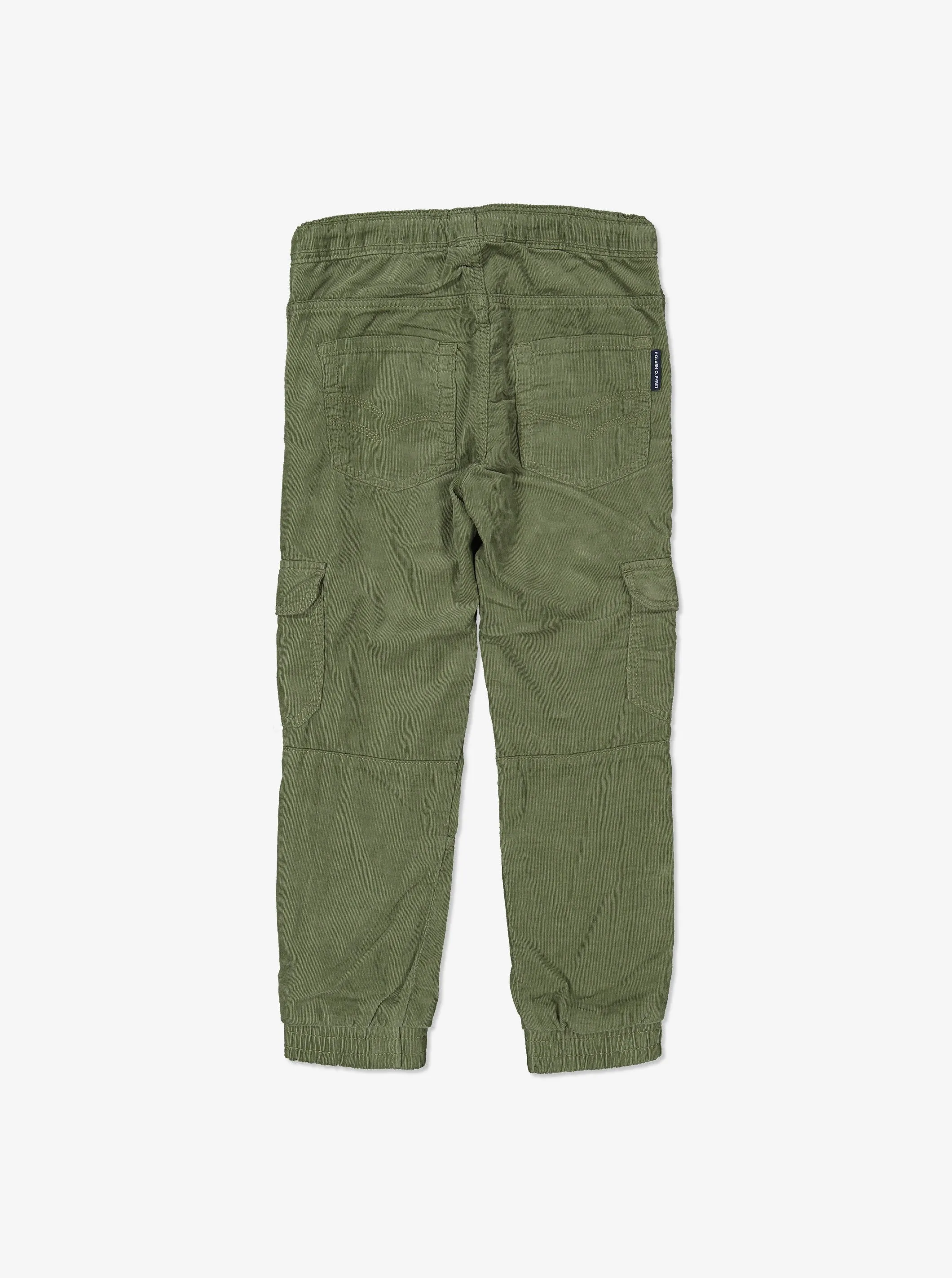 Corduroy Kids Cargo Trousers