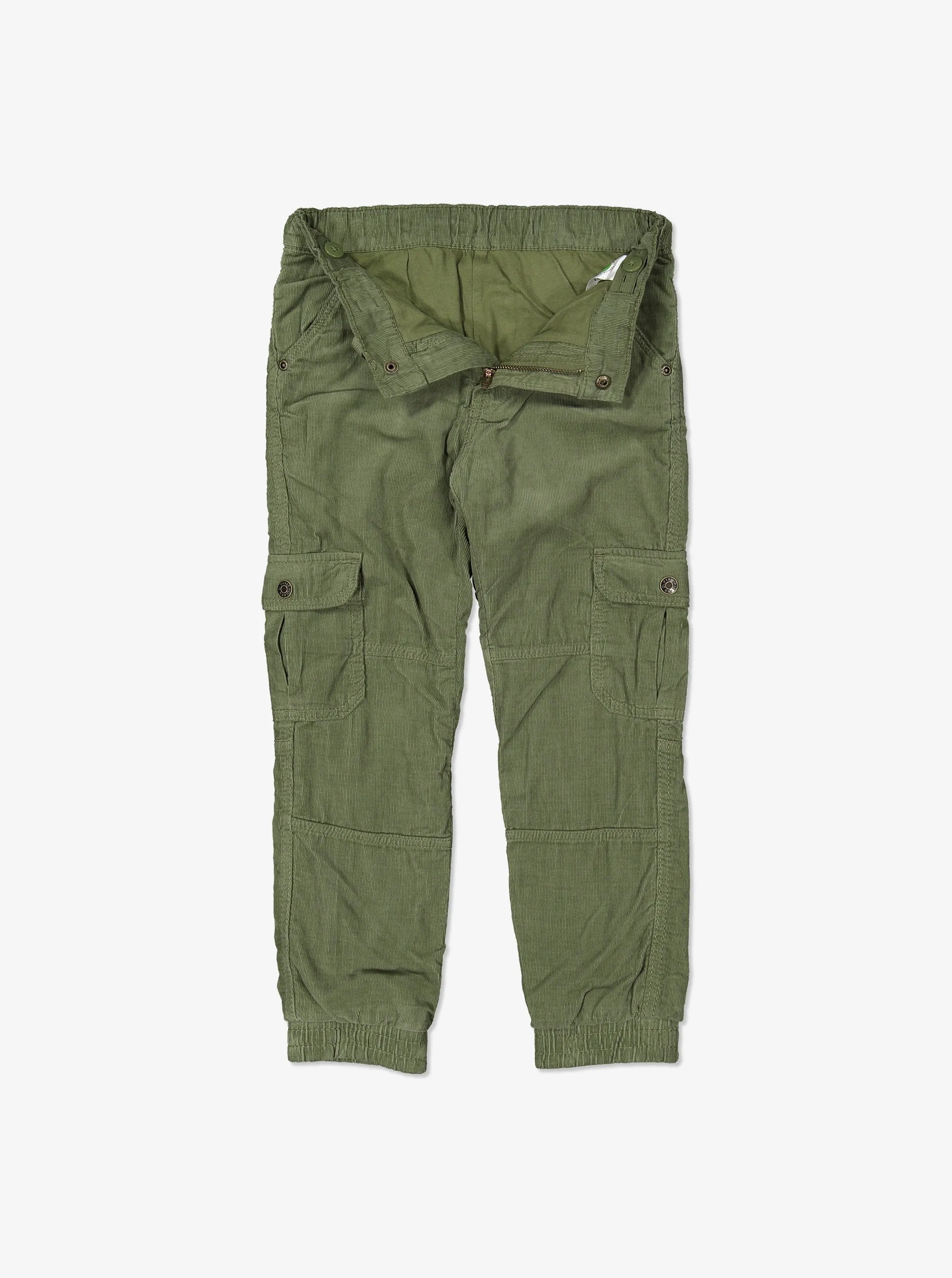 Corduroy Kids Cargo Trousers