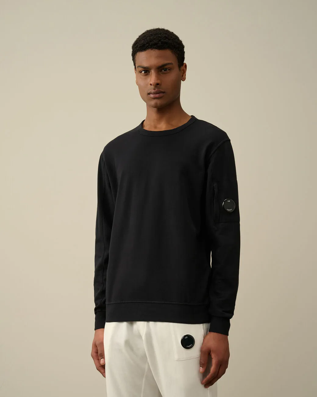 C.P. Company Light Fleece Sweatshirt Black