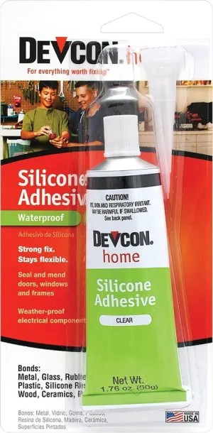 Devcon 12045 Adhesive, Paste, Vinegar, Clear, 1 oz, Tube :EA: QUANTITY: 1