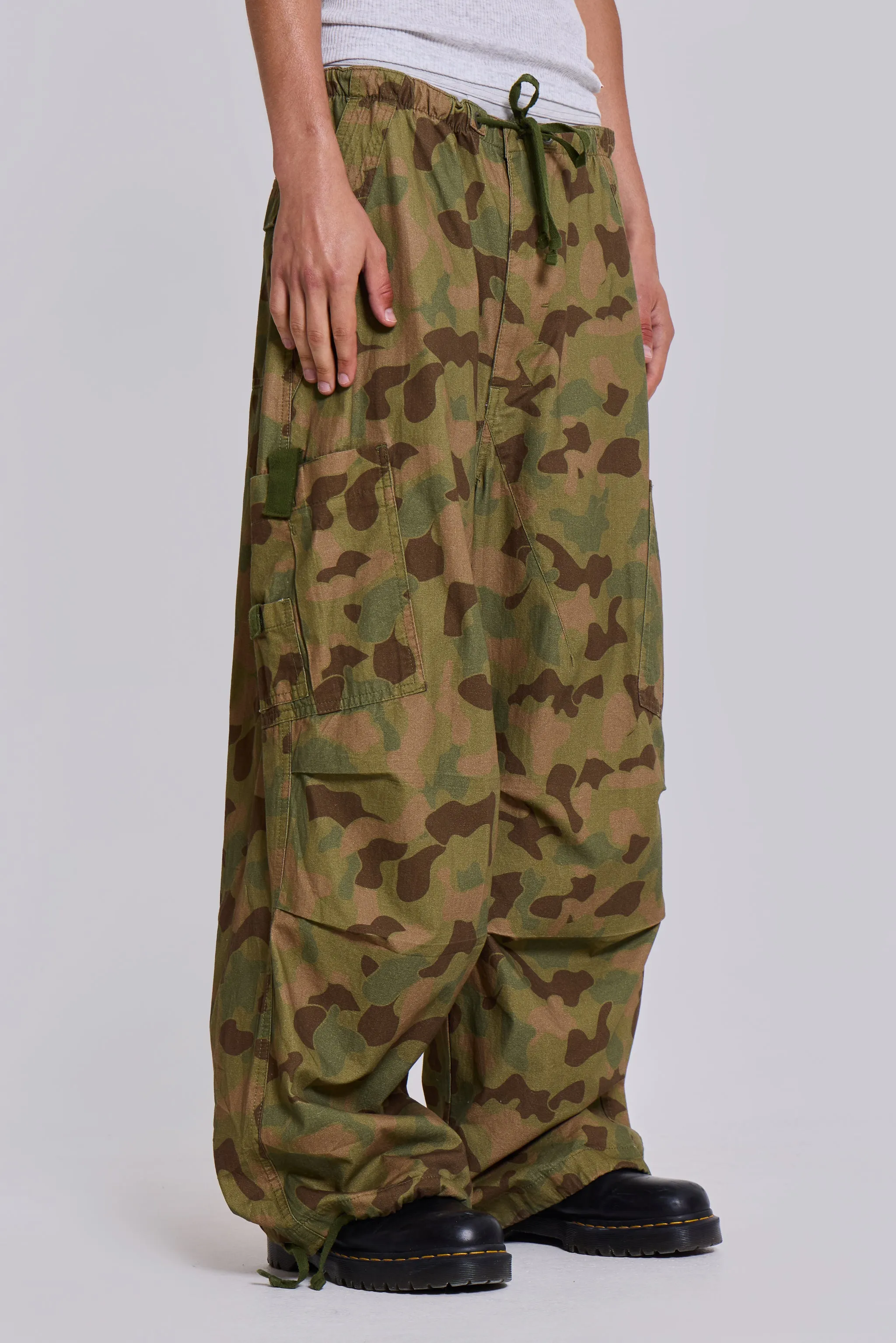 Duck Camo Parachute Pants