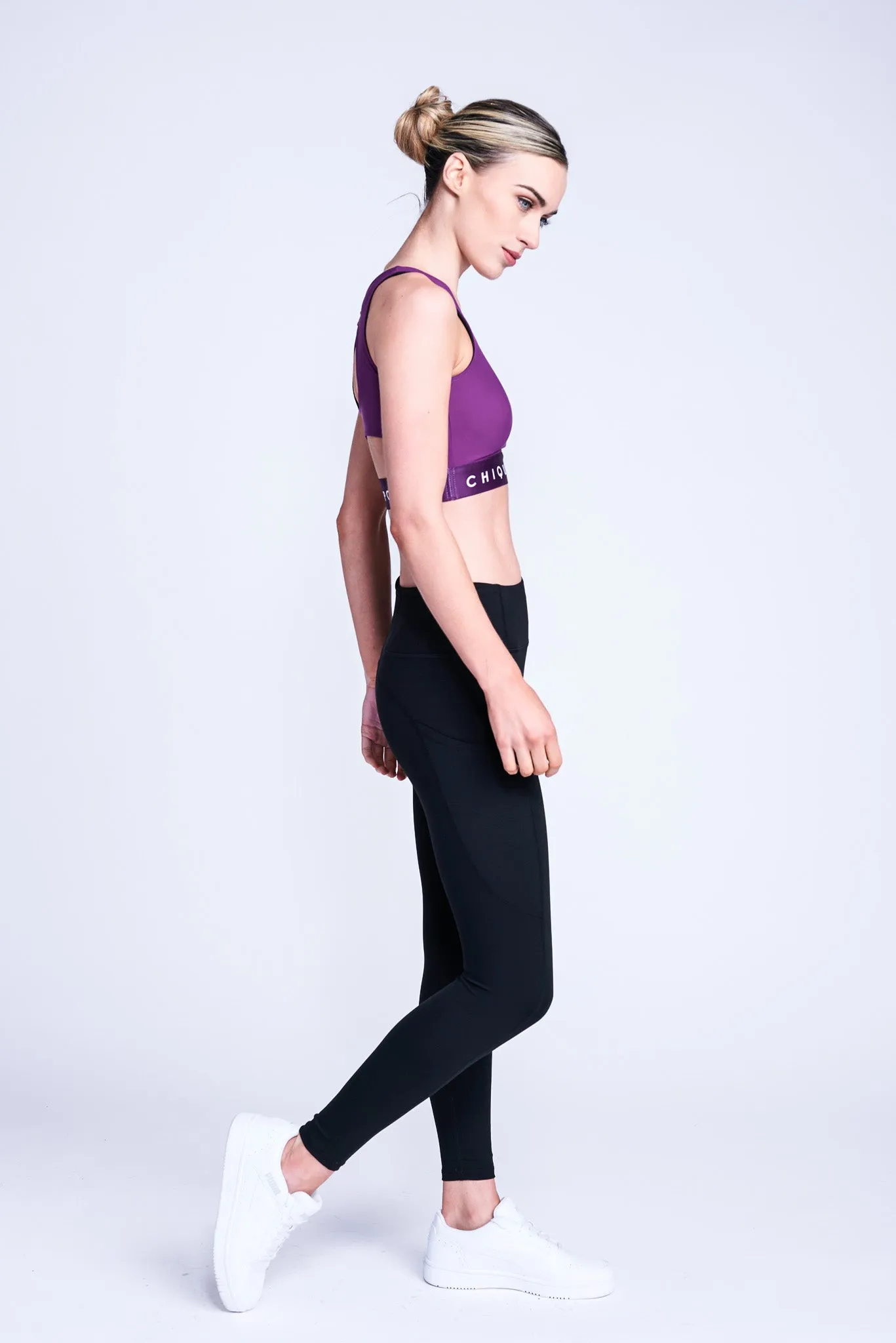 Empower Crop Top in Berry