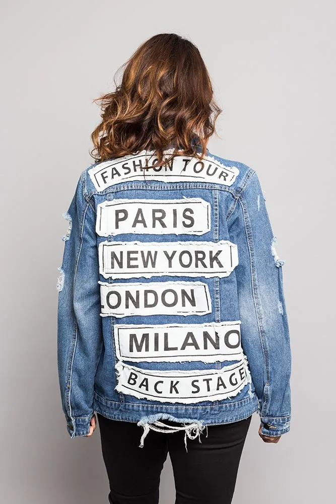 Fashion Tour Denim Jean Jacket