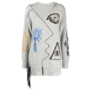 Folk Artwork Knit Jumper