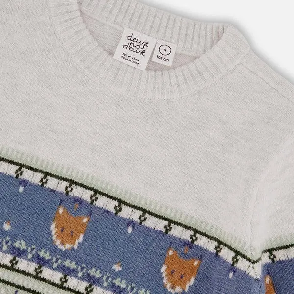 Fox Jacquard Sweater