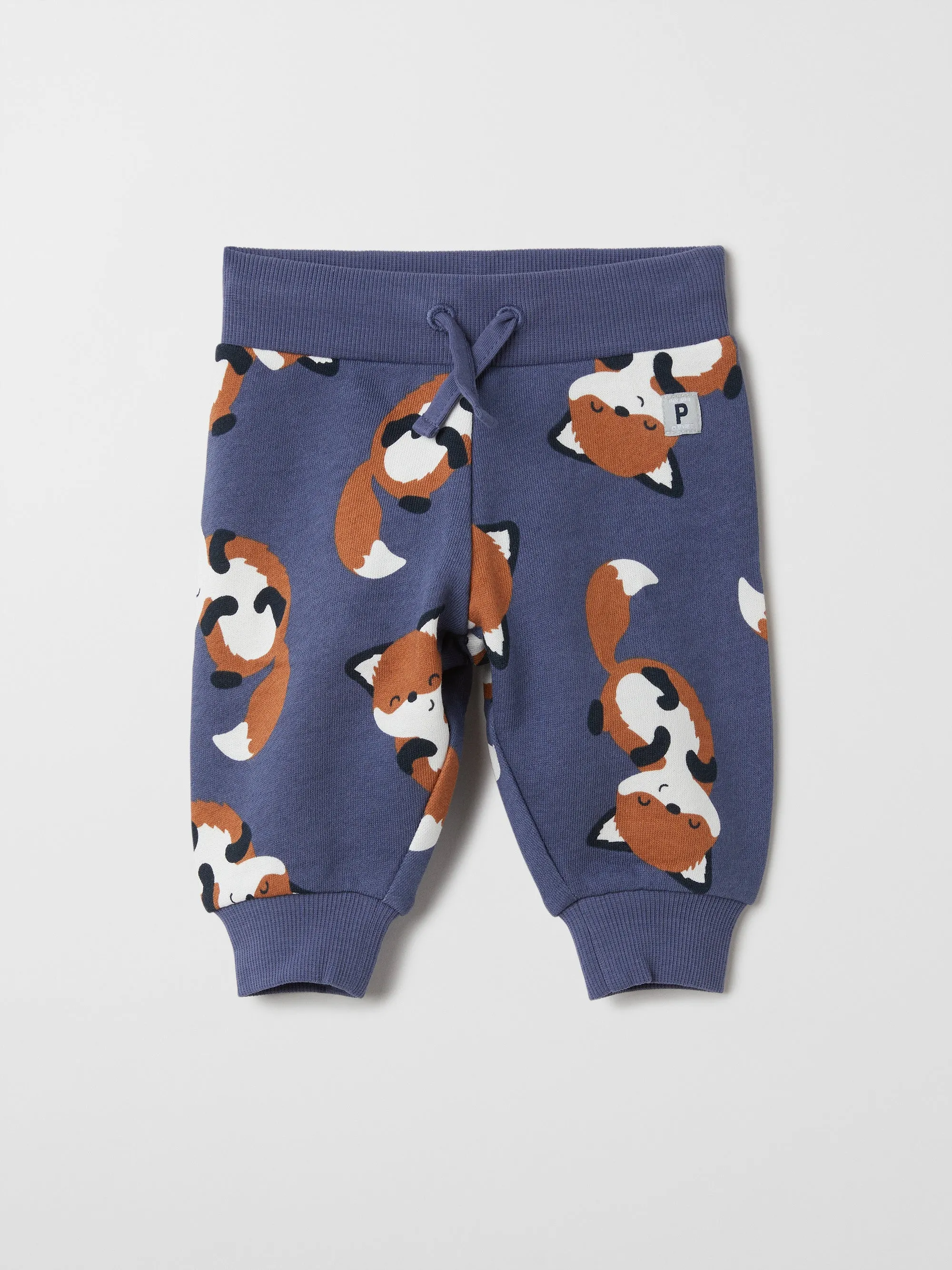 Fox Print Baby Trousers