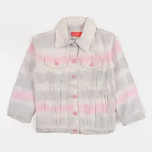 Girls Denim Jacket Tie & Dye