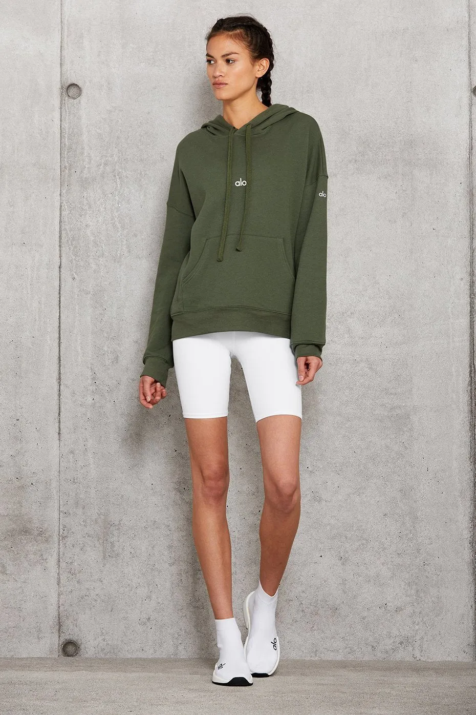 Graphic Hoodie - Military Green