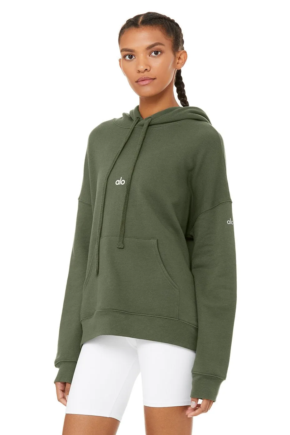 Graphic Hoodie - Military Green