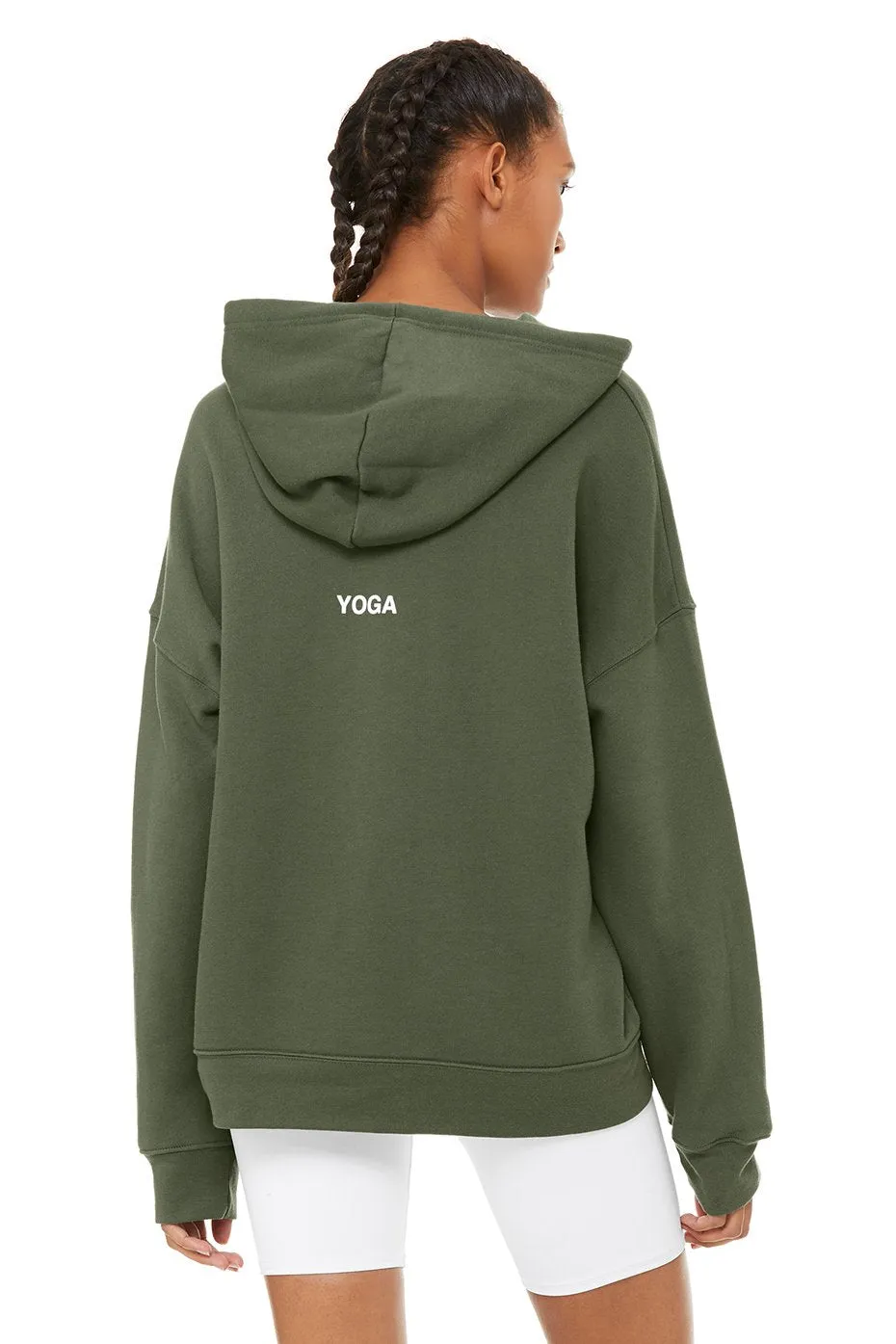 Graphic Hoodie - Military Green