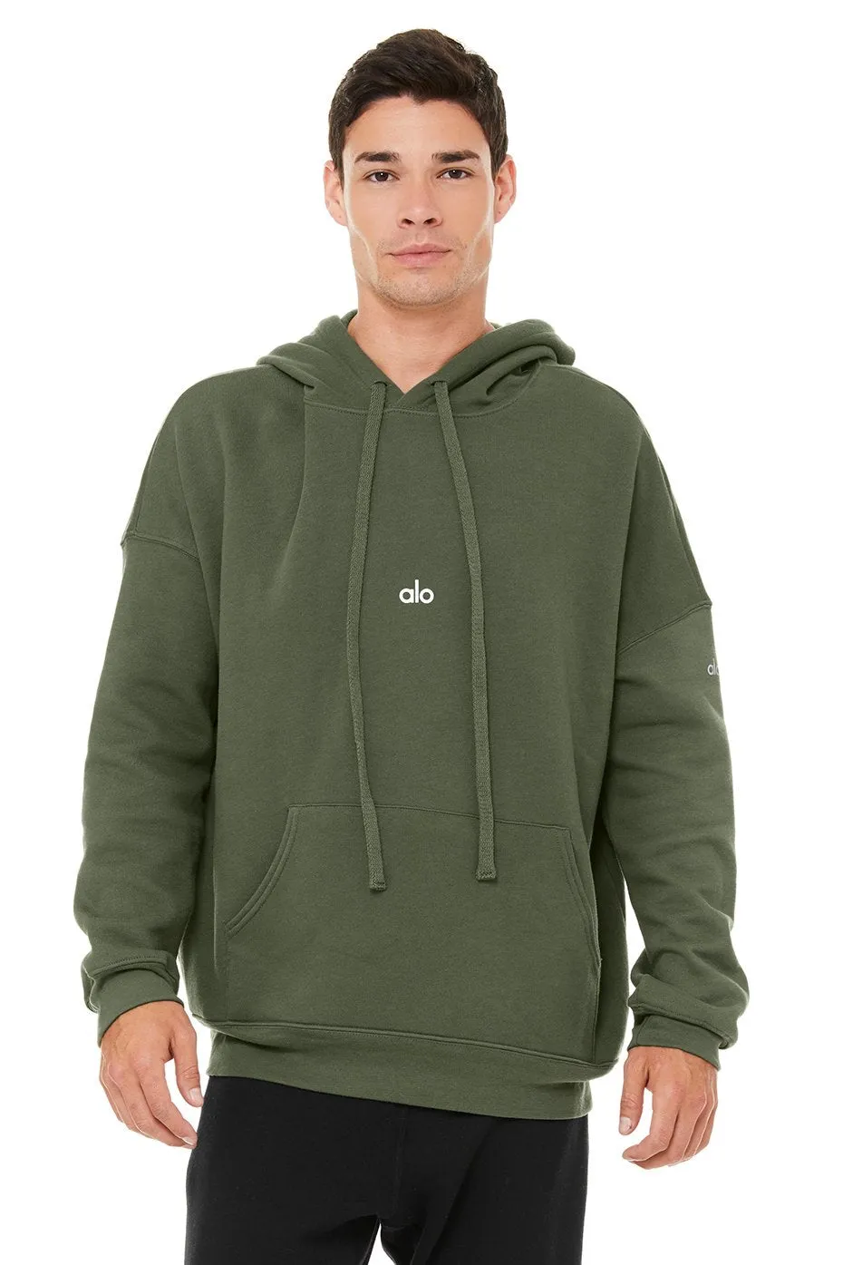 Graphic Hoodie - Military Green