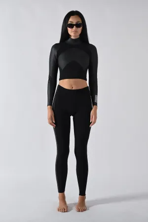 HAYDENSHAPES BY DION LEE WOMENS MODULAR LS CROP TOP 2MM