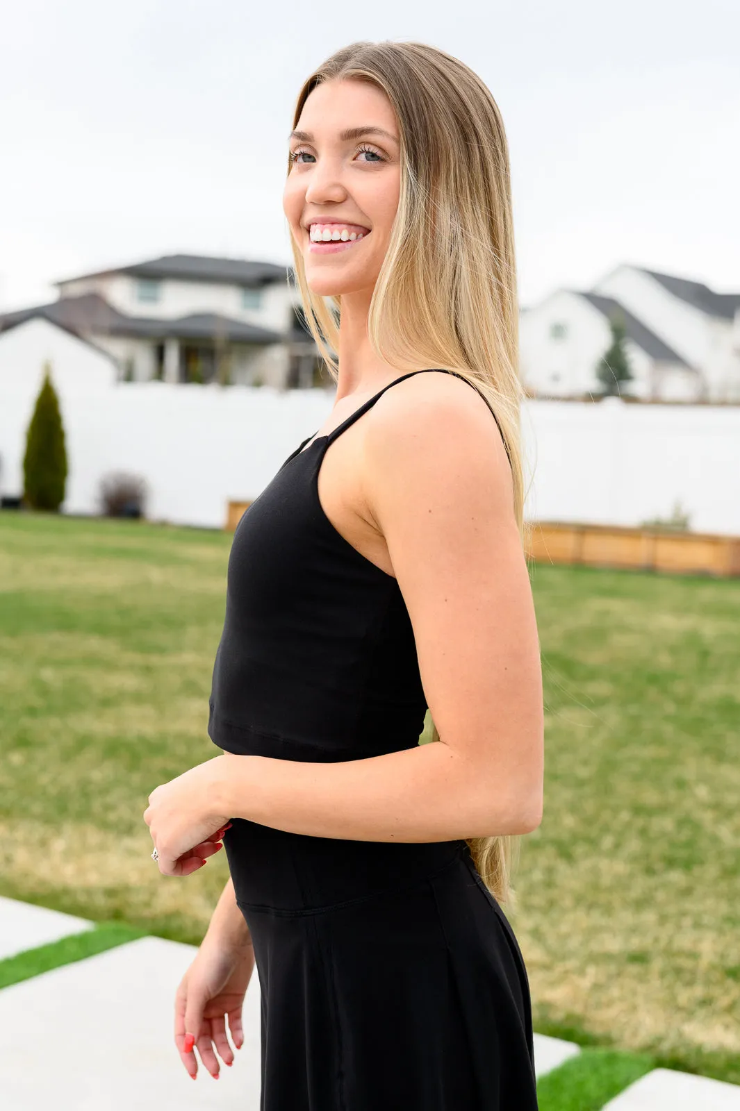 Hot Yoga Tank in Black - Rae Mode