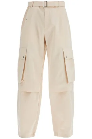 Jacquemus cargo gabardine trousers in eight