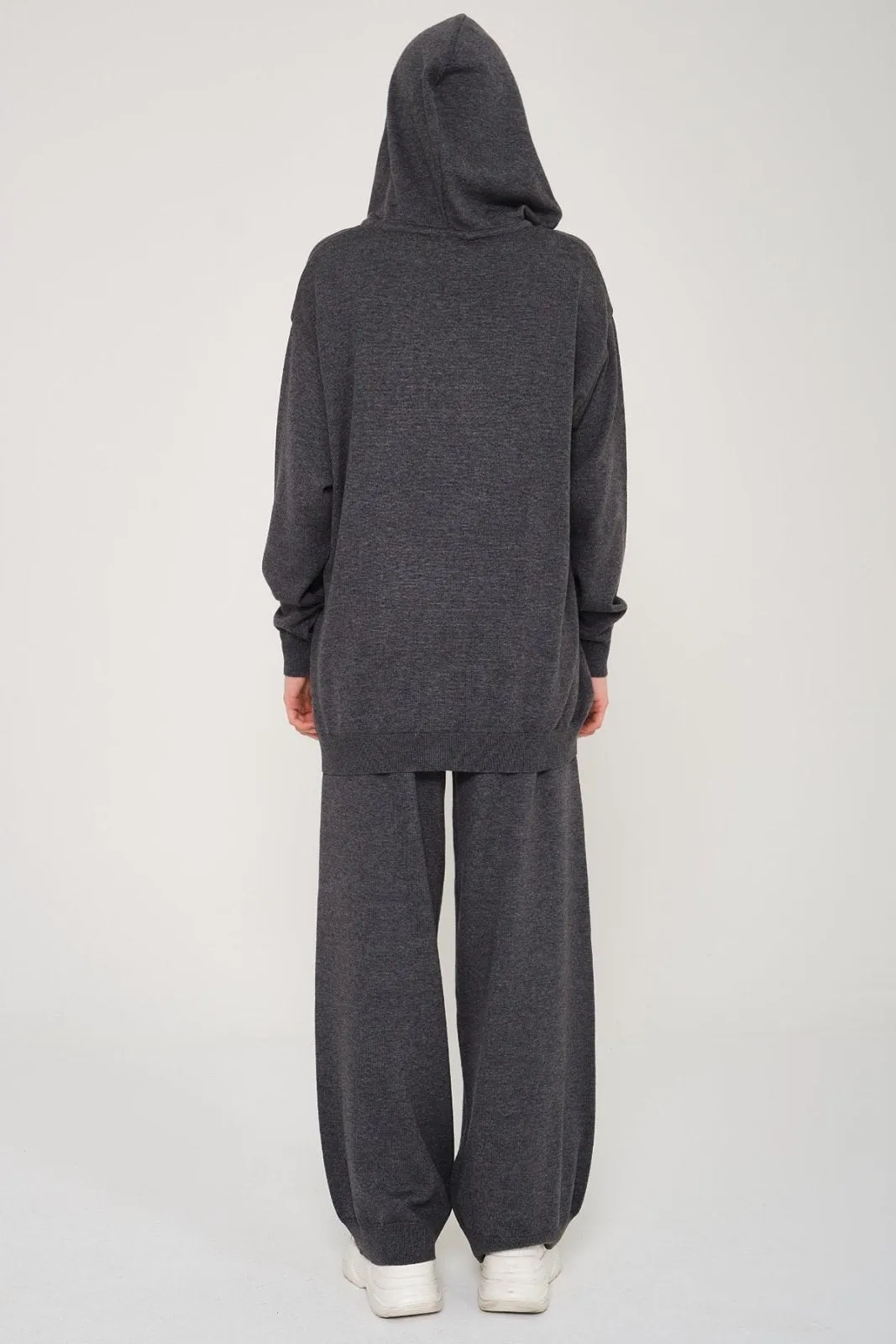 Knit Hoodie & Pants Set