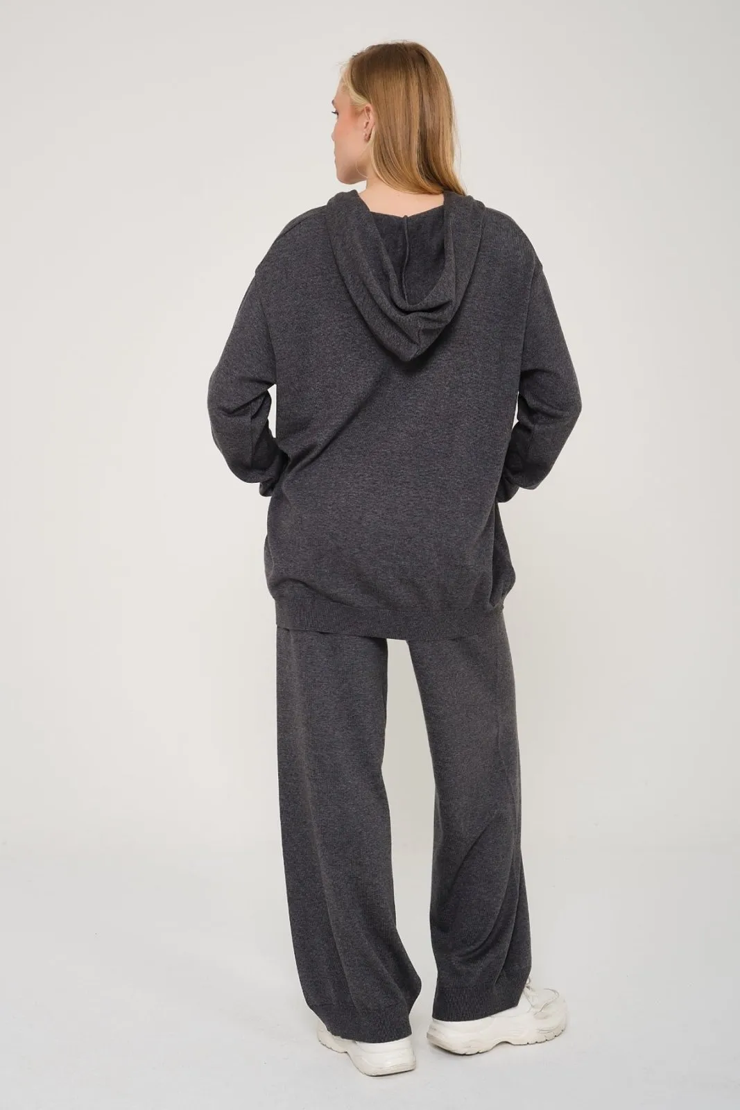 Knit Hoodie & Pants Set