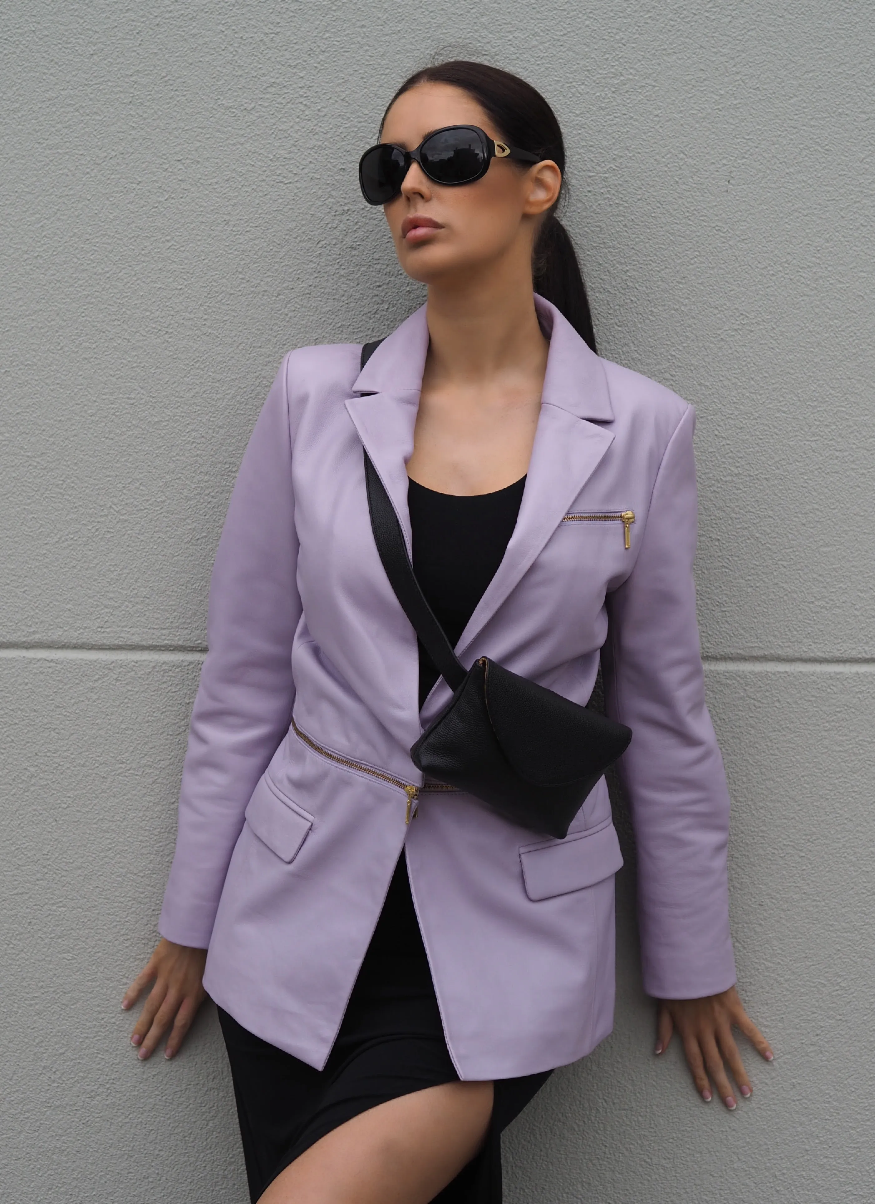 Libbie Convertible Jacket | Lilac