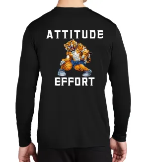 Marana Basketball Attitude Effort Unisex Long Sleeve Dri-Fit Super Soft Performance Tee