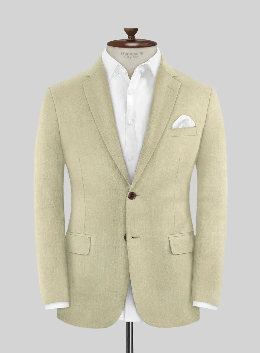 Marco Stretch Sahara Khaki Wool Suit