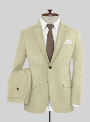 Marco Stretch Sahara Khaki Wool Suit