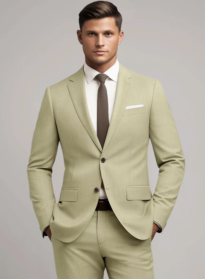 Marco Stretch Sahara Khaki Wool Suit