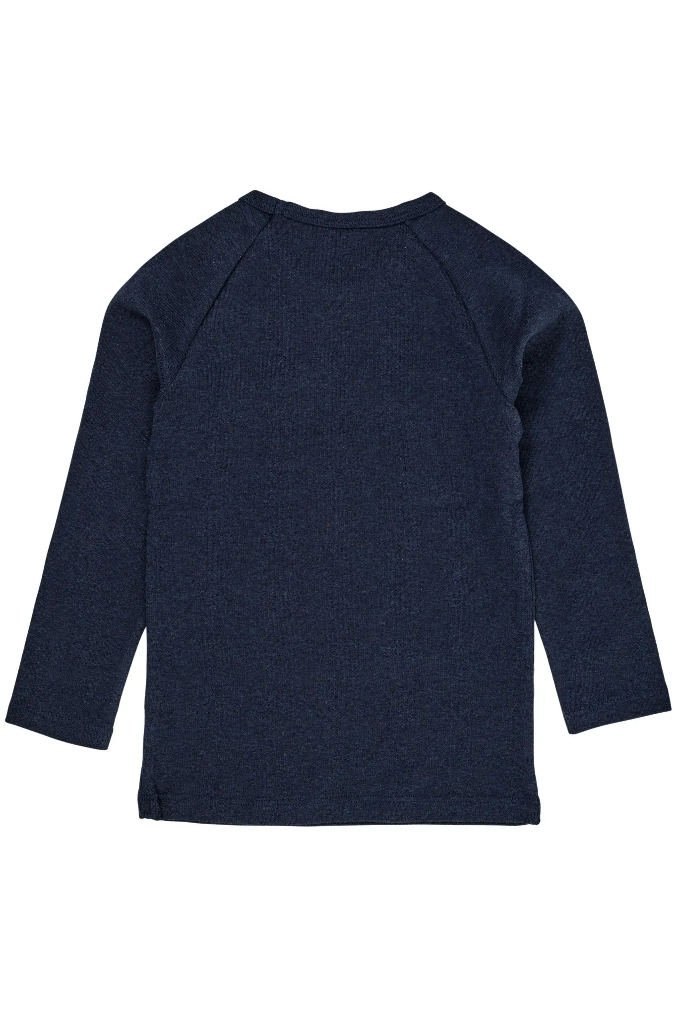 MELANGE LS T-SHIRT - NAVY MELANGE