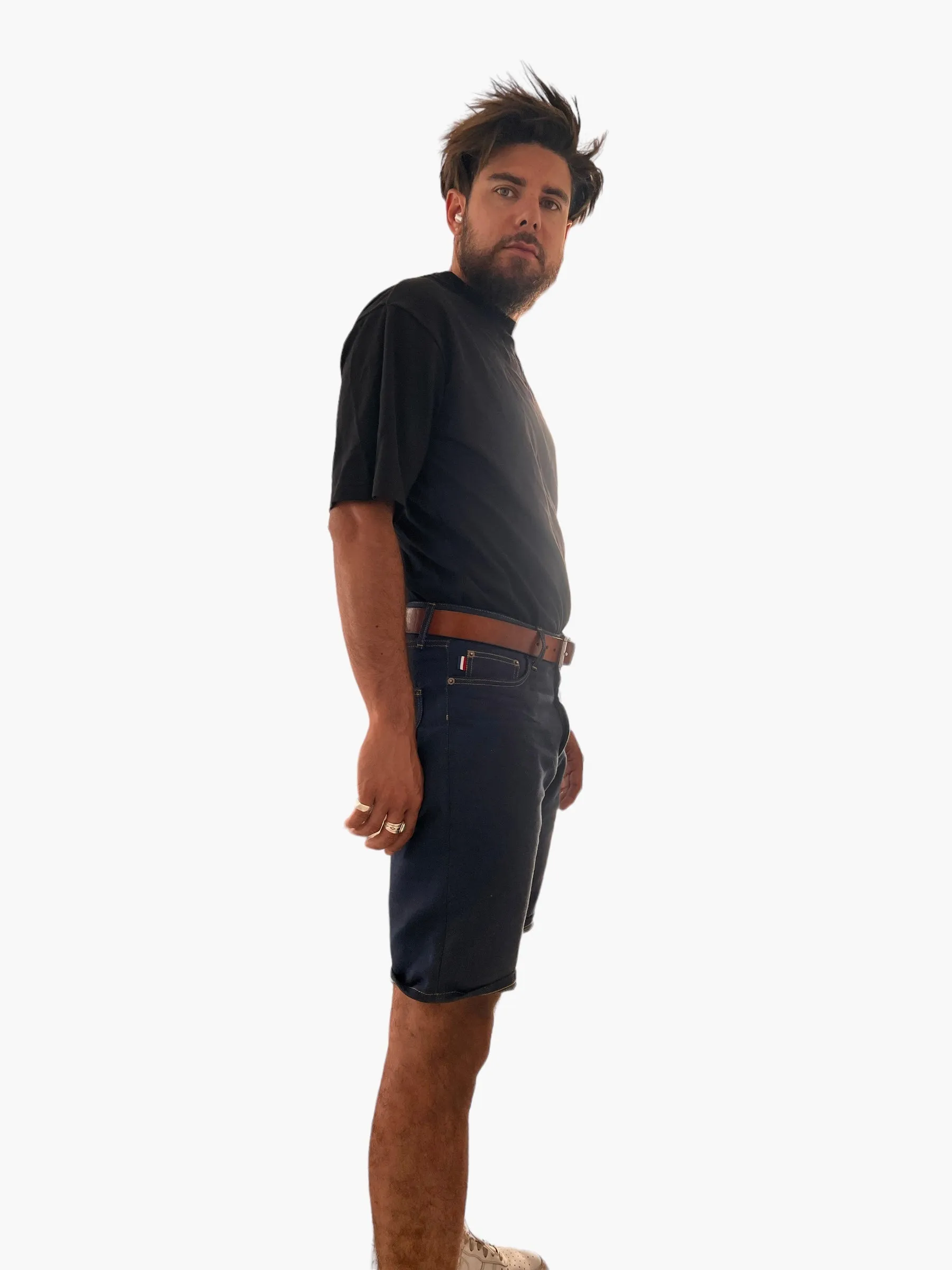 Men's Fit Mixed Cut Shorts | Blue