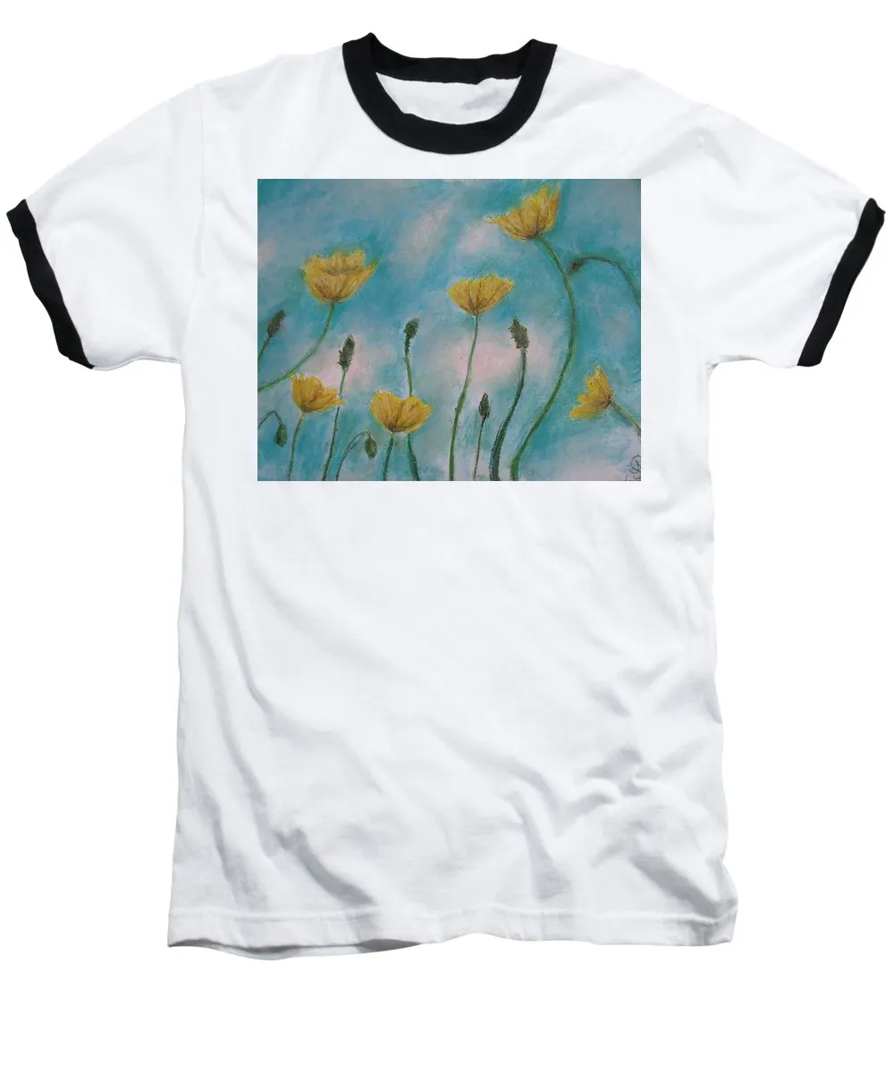 Petals of Yellows - Baseball T-Shirt