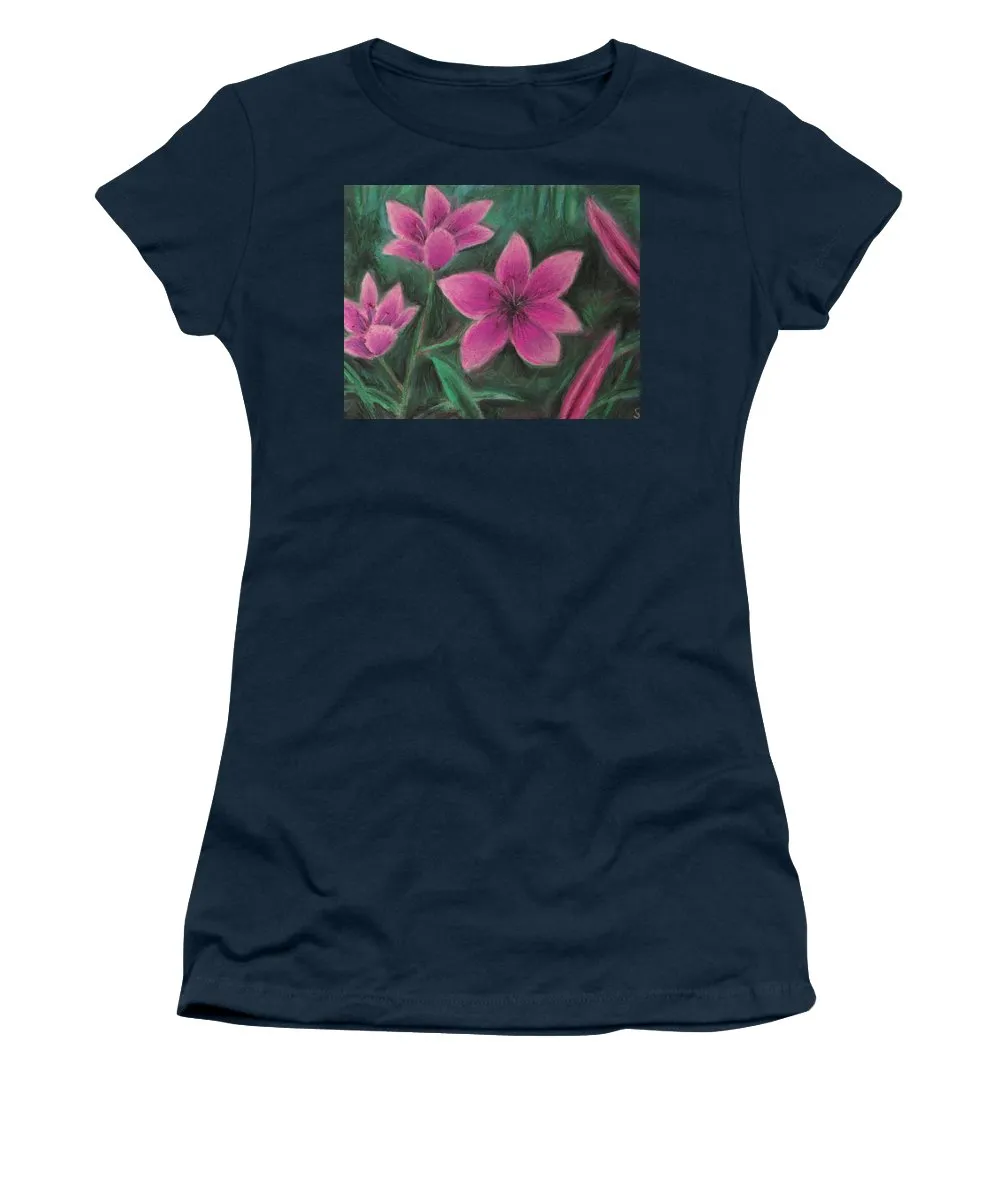 Pink Lilies - Women's T-Shirt