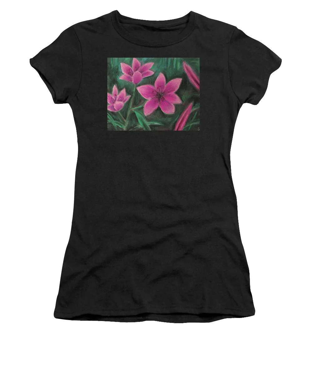 Pink Lilies - Women's T-Shirt