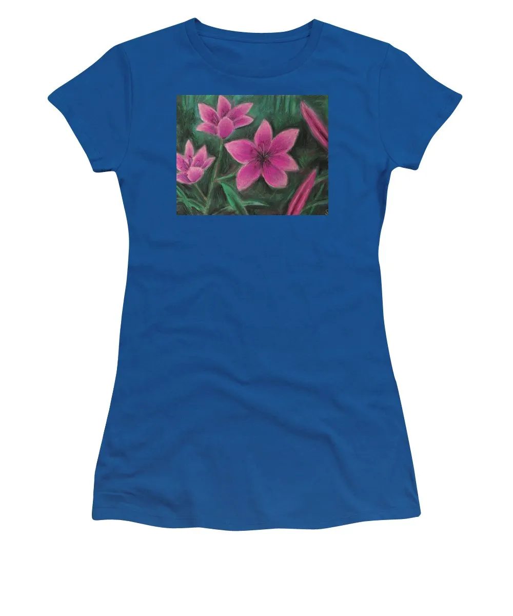 Pink Lilies - Women's T-Shirt