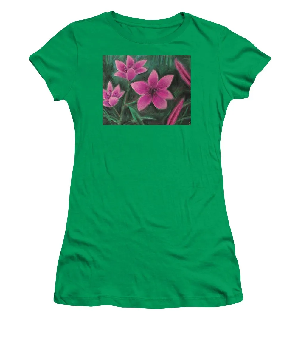 Pink Lilies - Women's T-Shirt