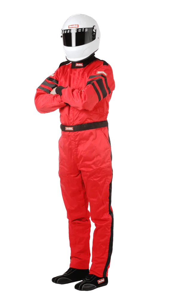 RaceQuip One Piece Multi Layer Fire Suit - Red - 2XL - 120017