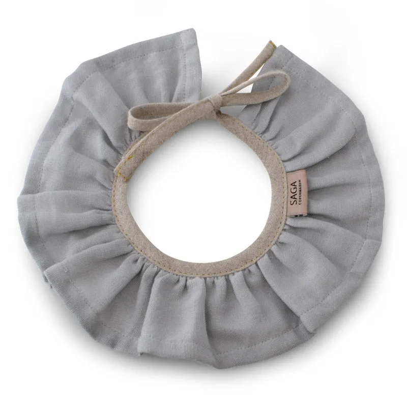 Ruffle Collar - Alda - Silver Grey